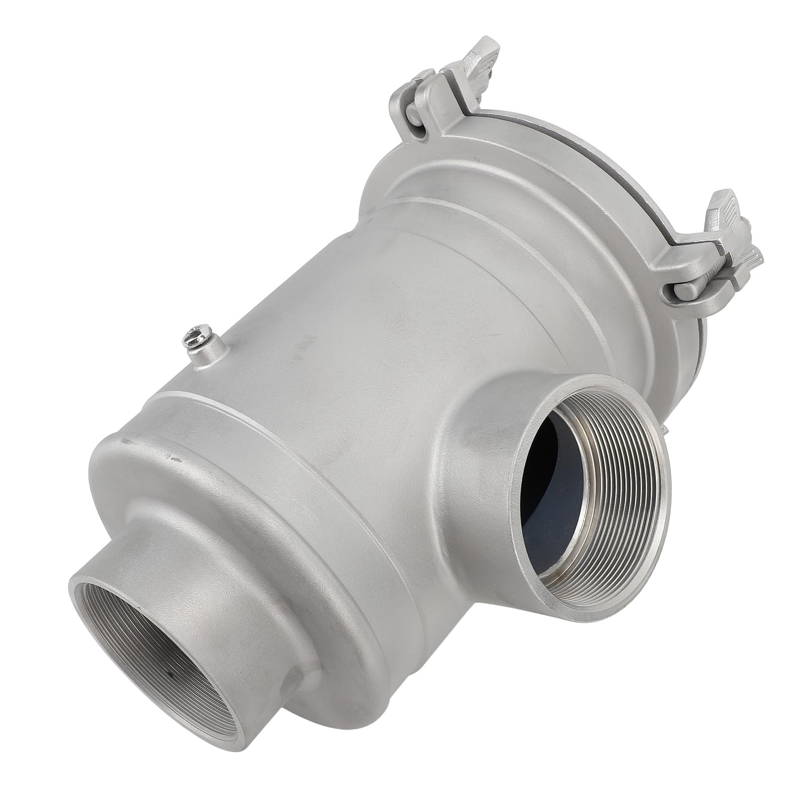 Filtro Acqua Efficiente in Acciaio Inossidabile Marino per Barche, Filtro Acqua di Mare Ad Alta Filtrazione per Proprietari di Barche (Grande 11 cm/4,33 pollici)