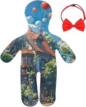 Dream Life Human-Shaped Pillow Soft Body Pillows Washable Velvet Pillows for Anxiety Relief Sleeping Cuddling & Support