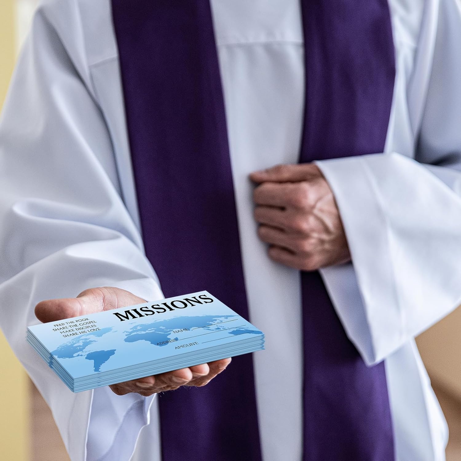 Woanger 500 Count Tithes and Offering Envelopes for Donation Envelope Bill Size Checks and Cash for Tithes and Offering (Missions)