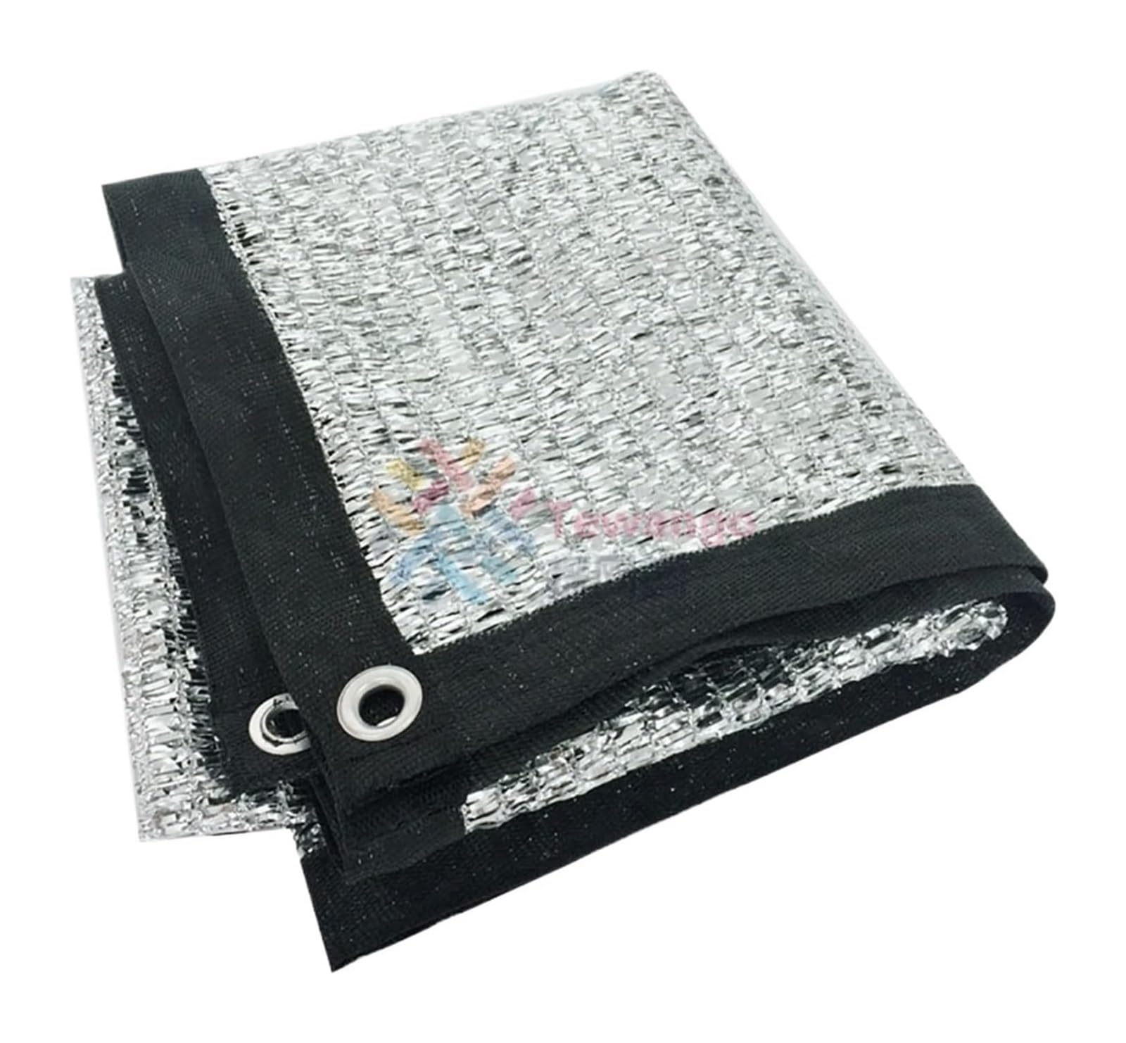 Aluminet Shade Cloth, Aluminet Shade Cloth Silver Multi Sizes Reinforced Grommets for Outdoor Use(4m x 6m)