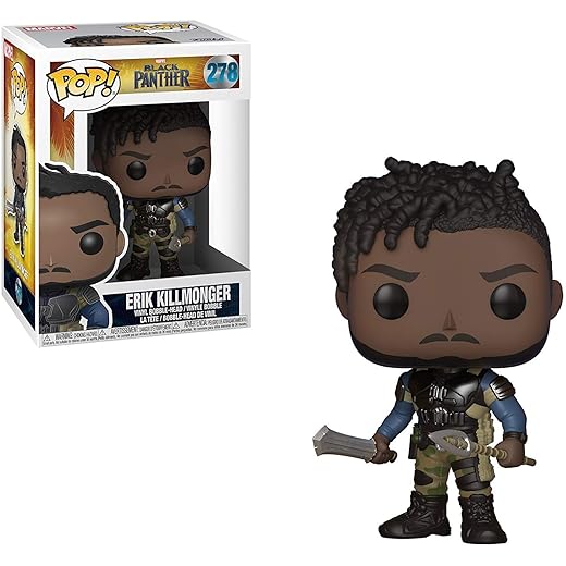 Sale Funko Pop! Marvel: Black Panther Movie-Erik Killmonger (Styles May Vary) Collectible Figure