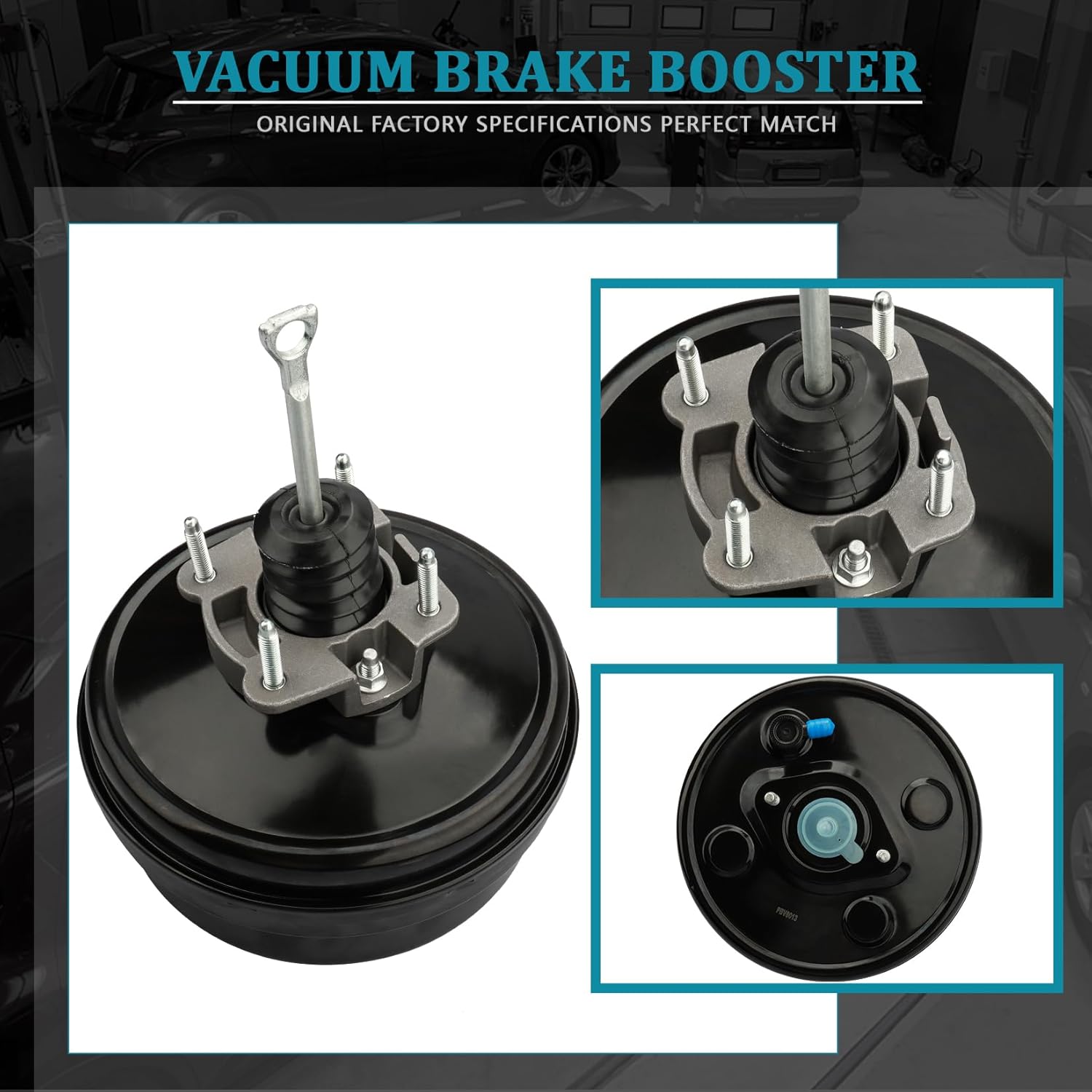 IRONTEK 15804966 Vacuum Power Brake Booster fit for GMC (2005-2006 Sierra 1500/2007 Sierra 1500 Classic), for Chevrolet (05-06 Silverado 1500/07 Silverado 1500 Classic) #15250764 54-74829