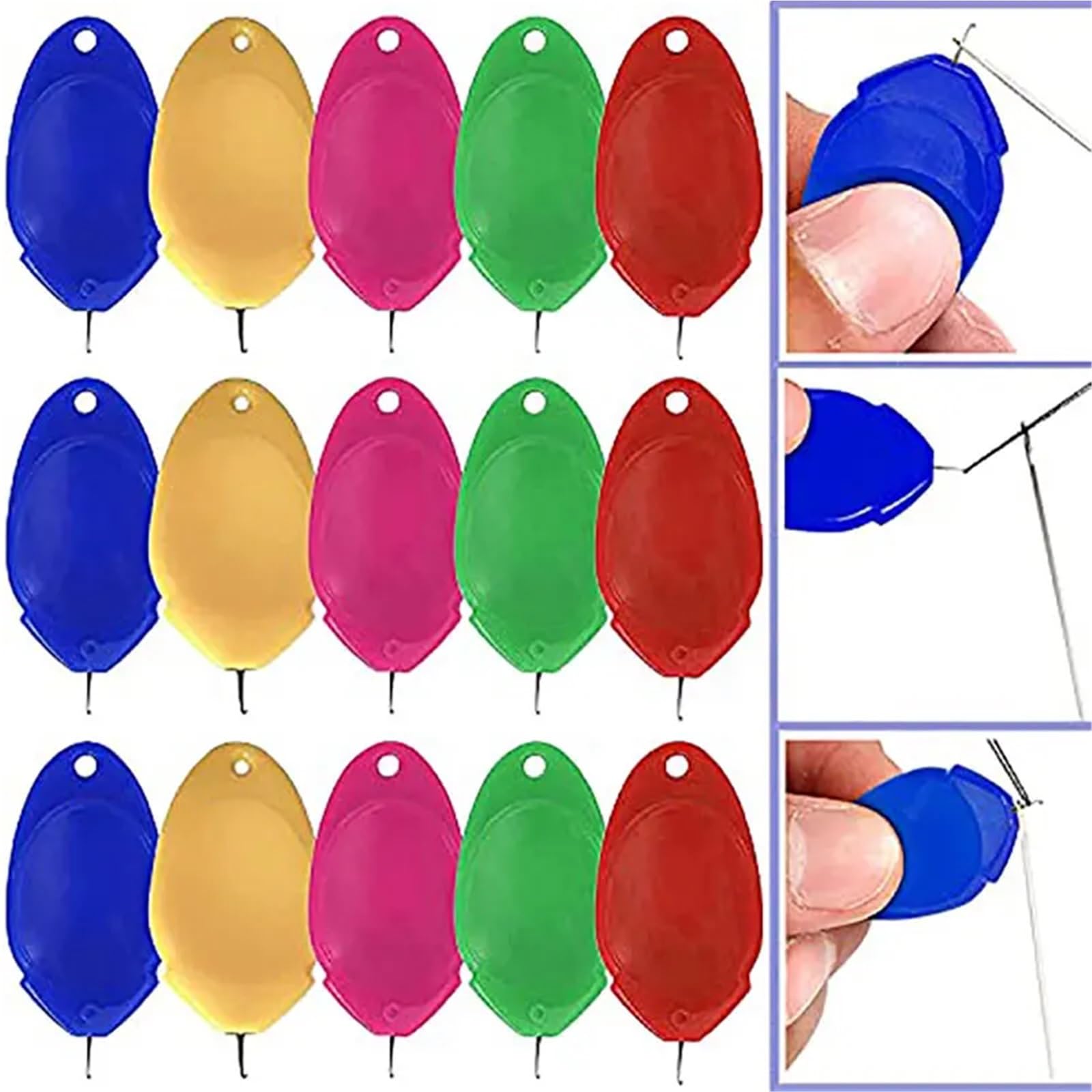 Infila-Aghi, 100 Pezzi Multicolori(Red)