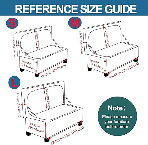 Miniatura 3 de XGANGM Funda otomana rectangular terciopelo blanco, 1 grande