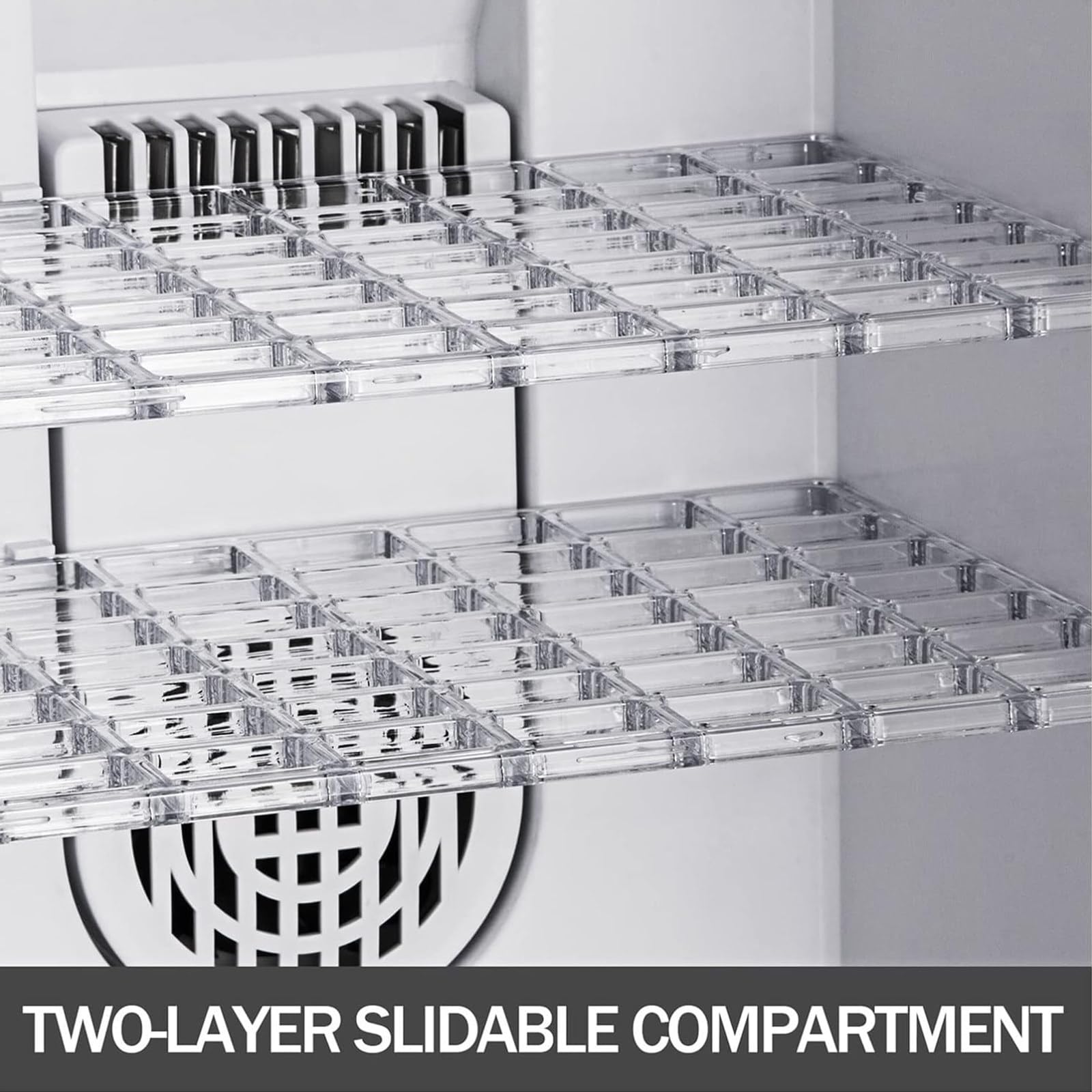Incubadora Huevos Reptiles, Incubadoras Pequeñas Multifuncionales para Cría, Iluminación Observación LED con Control De Temperatura Dual De Calefacción Y Refrigeración