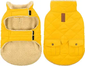  Waterproof Dog Winter Jacket Warm Puffer Coat Cold Weather Vest