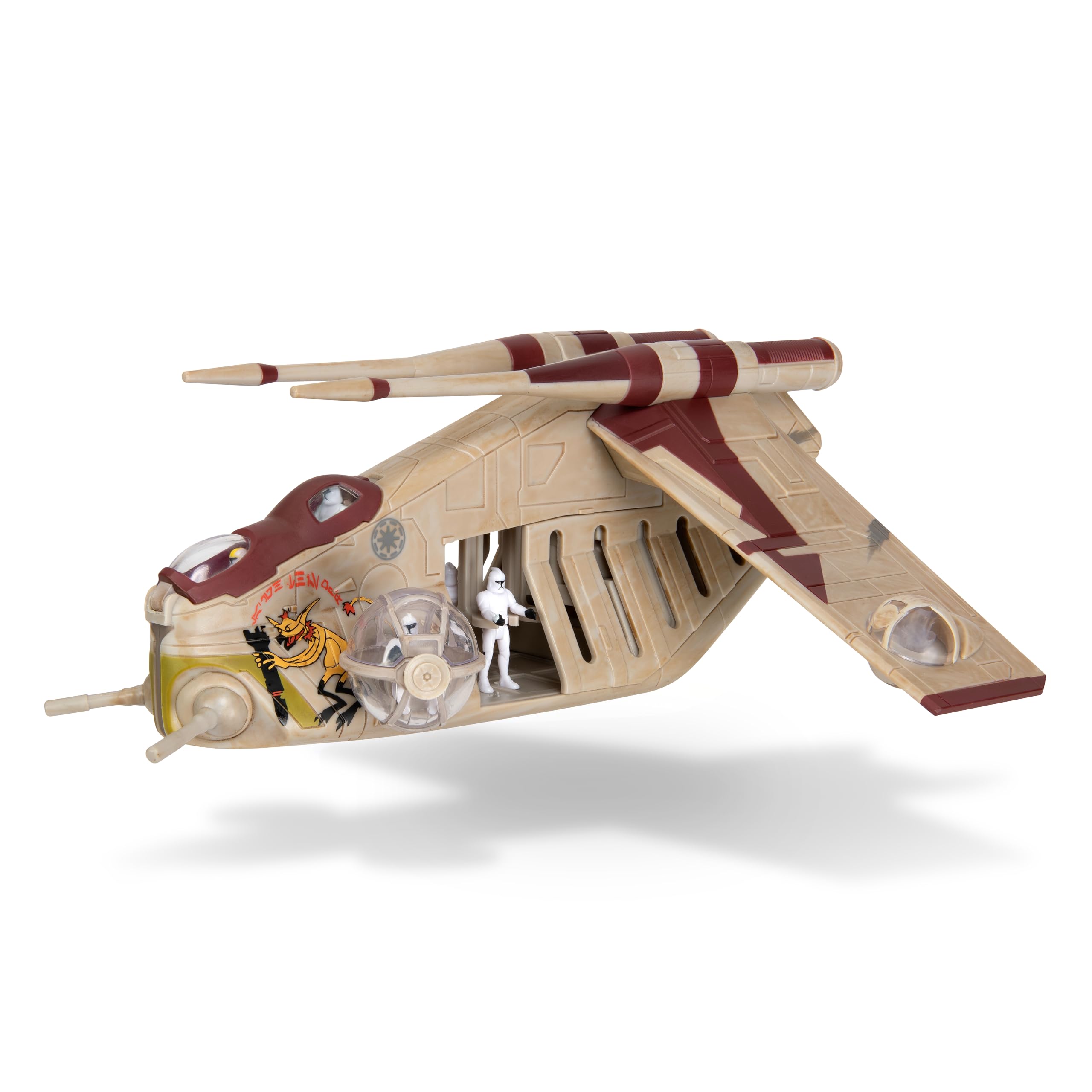 Star Wars Micro Galaxy Squadron - SWJ0100 - Grand Army of the Republic Battle Pack – 20cm großes Fahrzeug mit BARC Speeder und 5 Micro-Figuren als Zubehör
