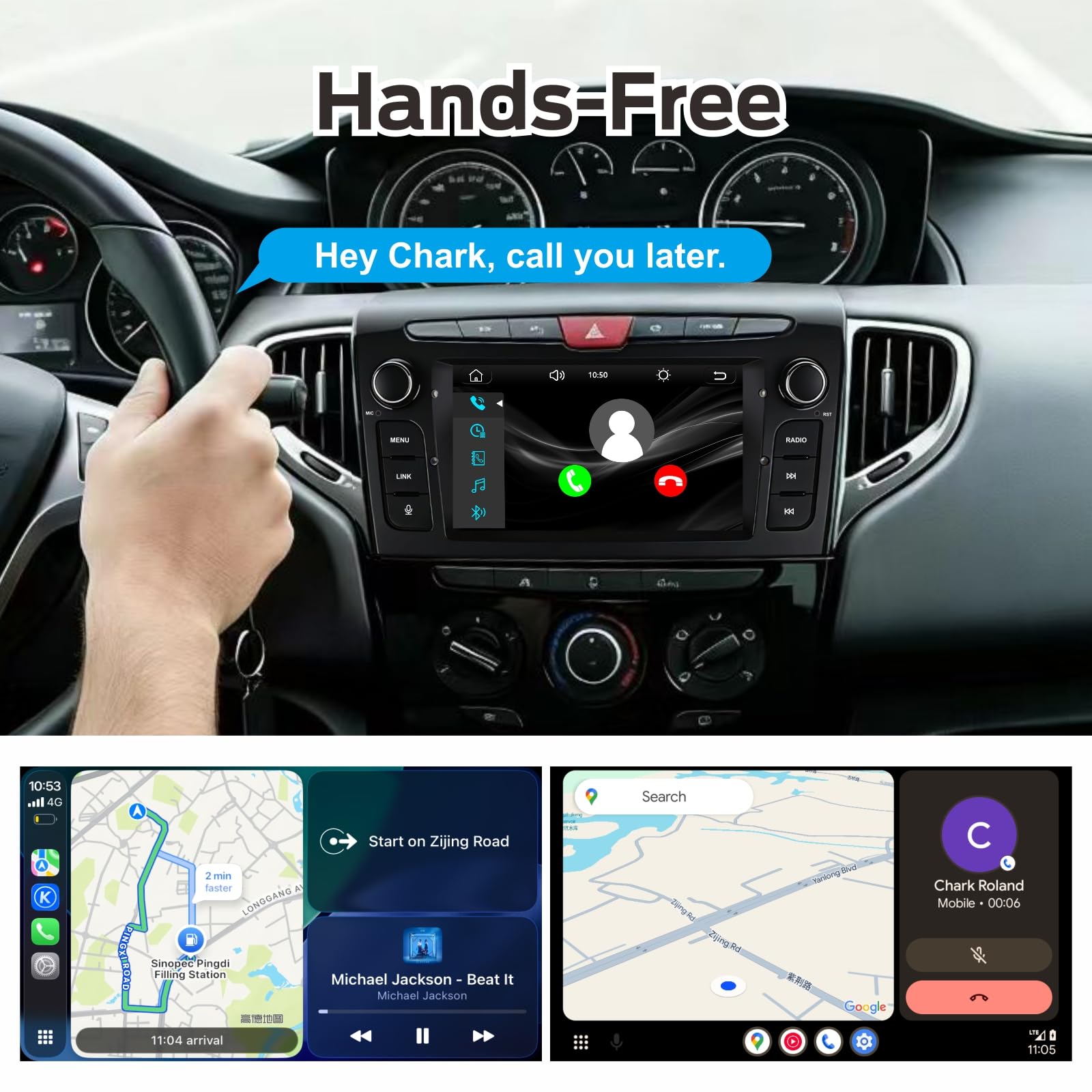Autoradio Linux per Lancia Ypsilon 2011-2020 con CarPlay Wireless e Android Auto, avvio in 2 secondi, comandi fisici tramite manopola, audio di livello OEM, installazione Plug & Play