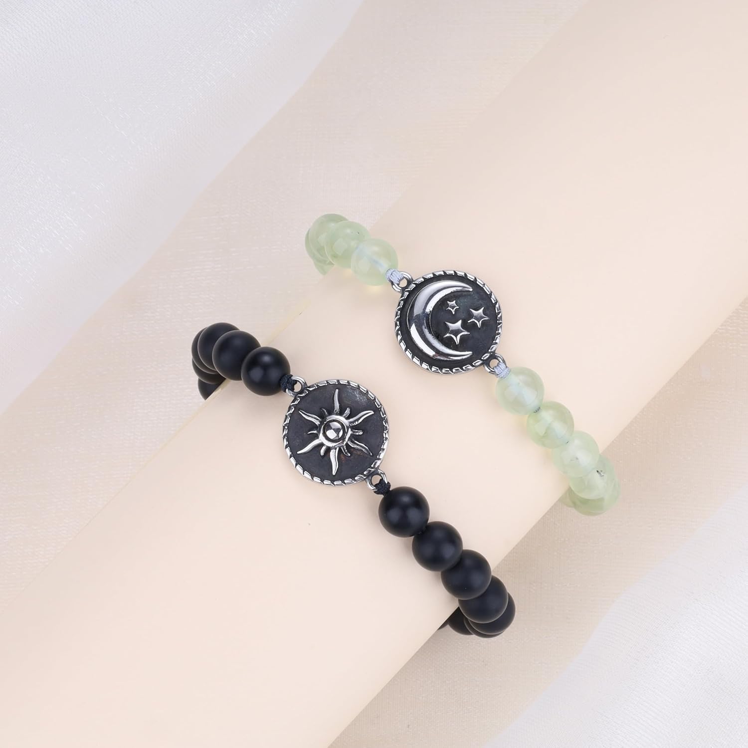 COAI Sun and Moon Couples Bracelets, Yin Yang Bracelets for Couples - Image 4