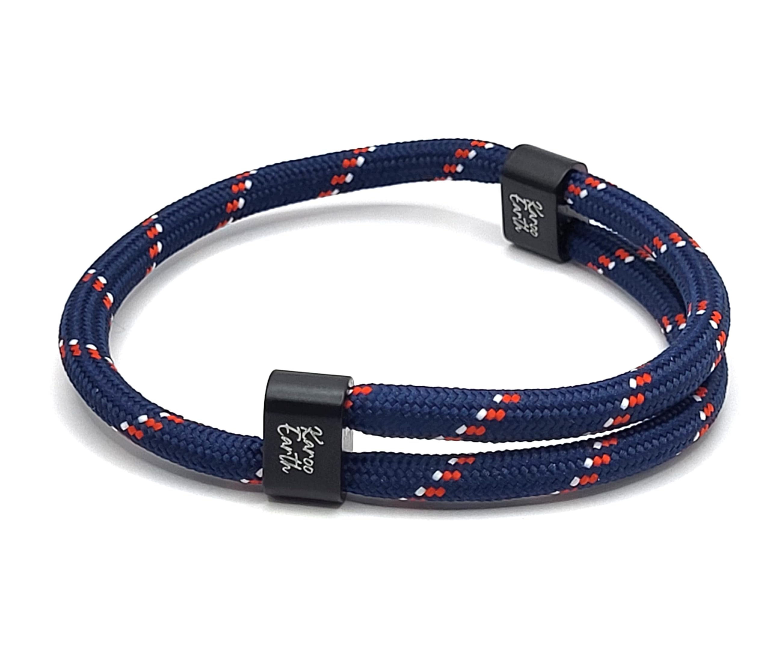 Unisex Adjustable Rope Bracelet - Durable Waterproof Surfer Fashion Bracelet for Men - Handmade Nautical Bracelets - Adjustable Beach Bracelet - Bracelets for men and Women