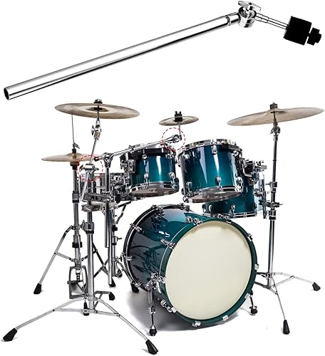 Miniatura 6 de Gazechimp Soporte para platillos de tambor, soporte de brazo de platillo, kit de tambor, soporte de extensión para soporte de brazo de tambor,