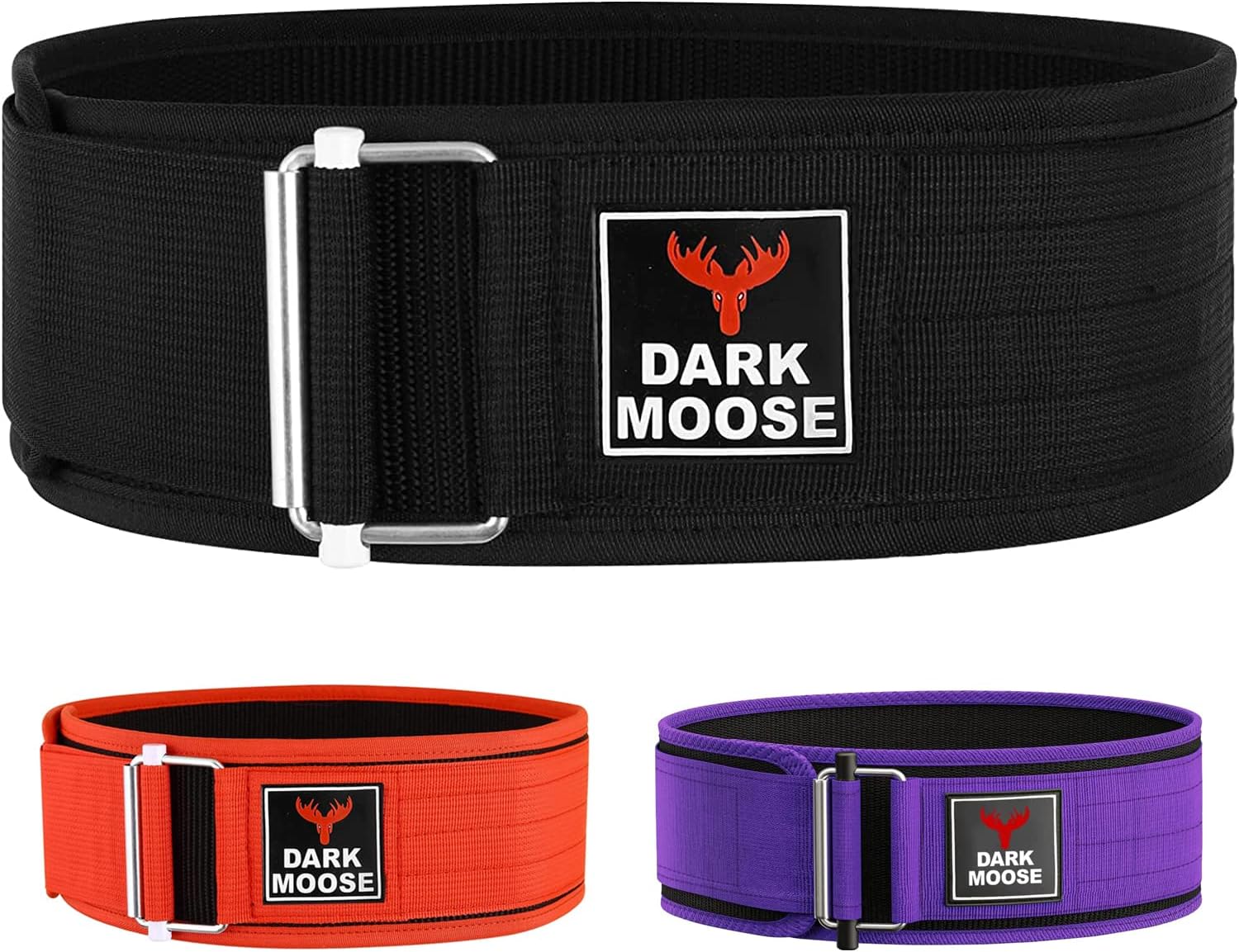 Dark Moose SelfLocking Weight Lifting Belt for Men Women Premium Gym