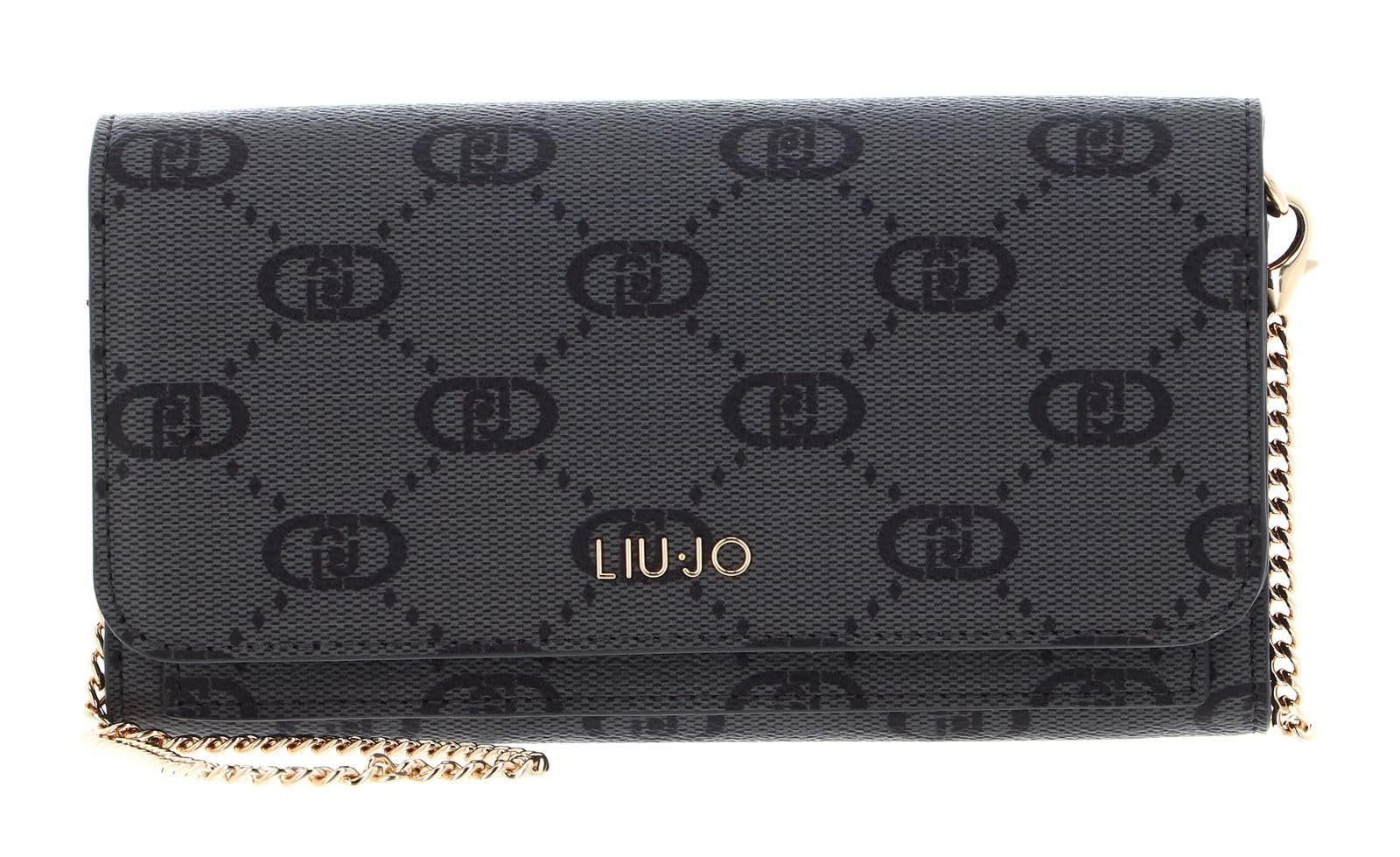 Portafoglio donna Liu-Jo Caliwen XL Bifold wit grigio/ nero logo A25LJ30 AF4272 E0668 GRIGIO