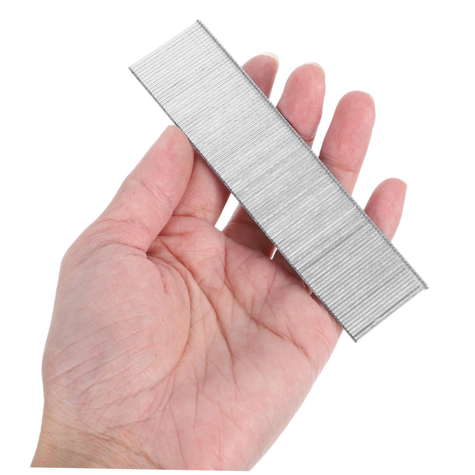 VILLCASE Clavos de Carpintería de Acero, 5000 Piezas, Color Plata, Colocación Precisa para Muebles y Trabajos de Madera