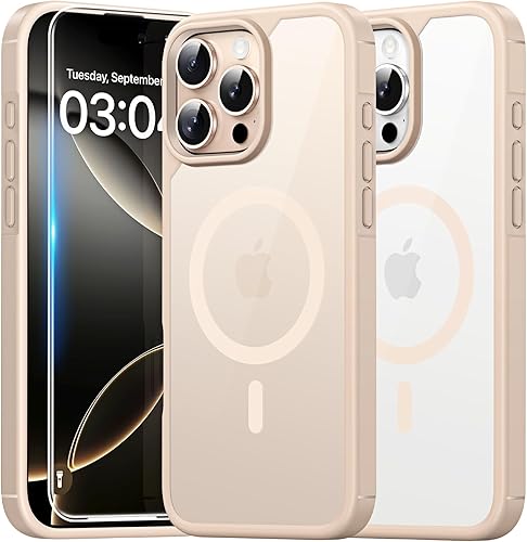 Miniatura 34 de TAURI - Funda a prueba de golpes para iPhone 15 Plus de 6.7 pulgadas, 3 en 1, no se pone amarilla, con 2 protectores de pantalla, protección