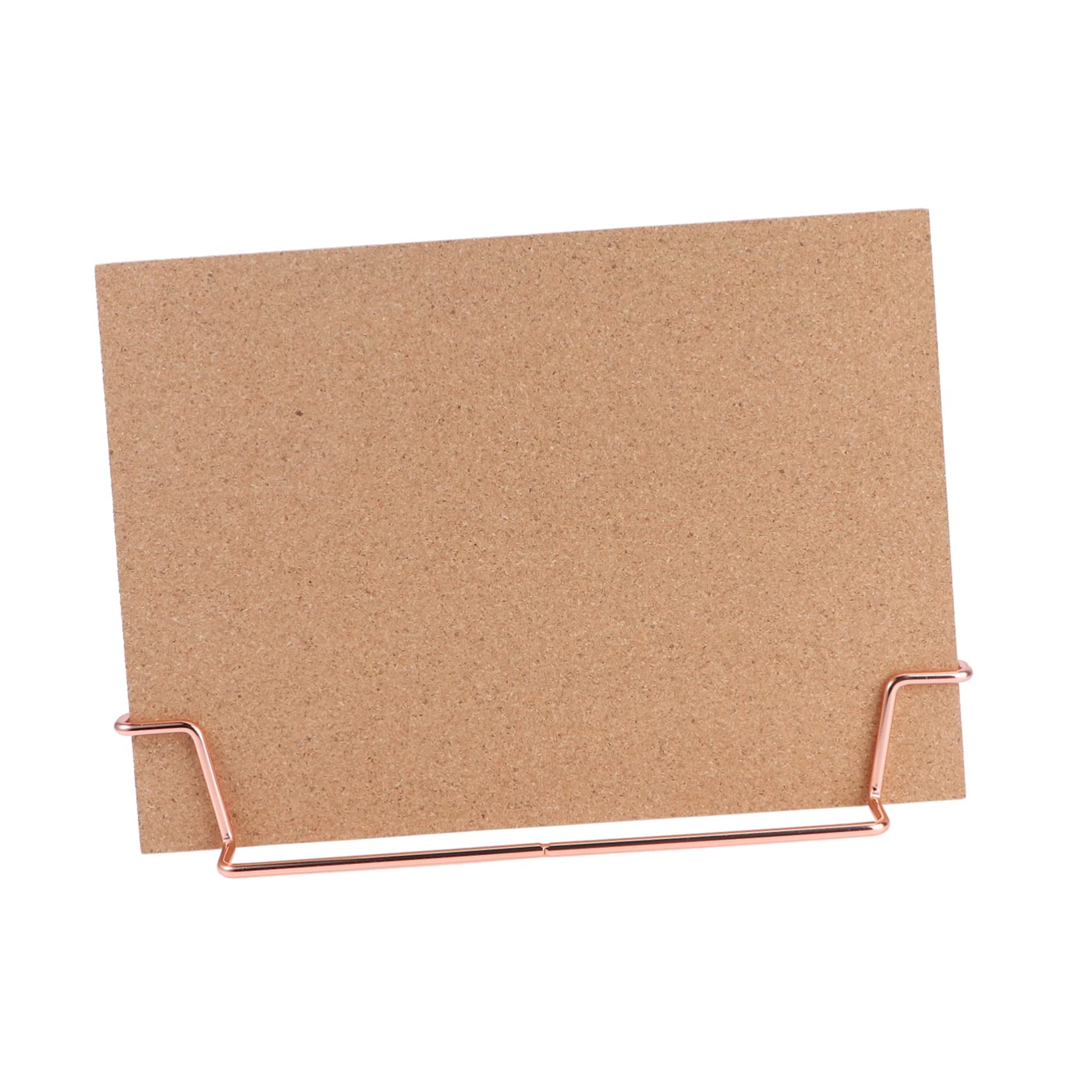 Bacheca Messaggi da Tavolo Zhihuicx Legno per Casa e Ufficio Ristoranti | Superficie Liscia, Base Rosa Oro, Facile da Scrivere, Design Elegante e Raffinato per Note e Promemoria