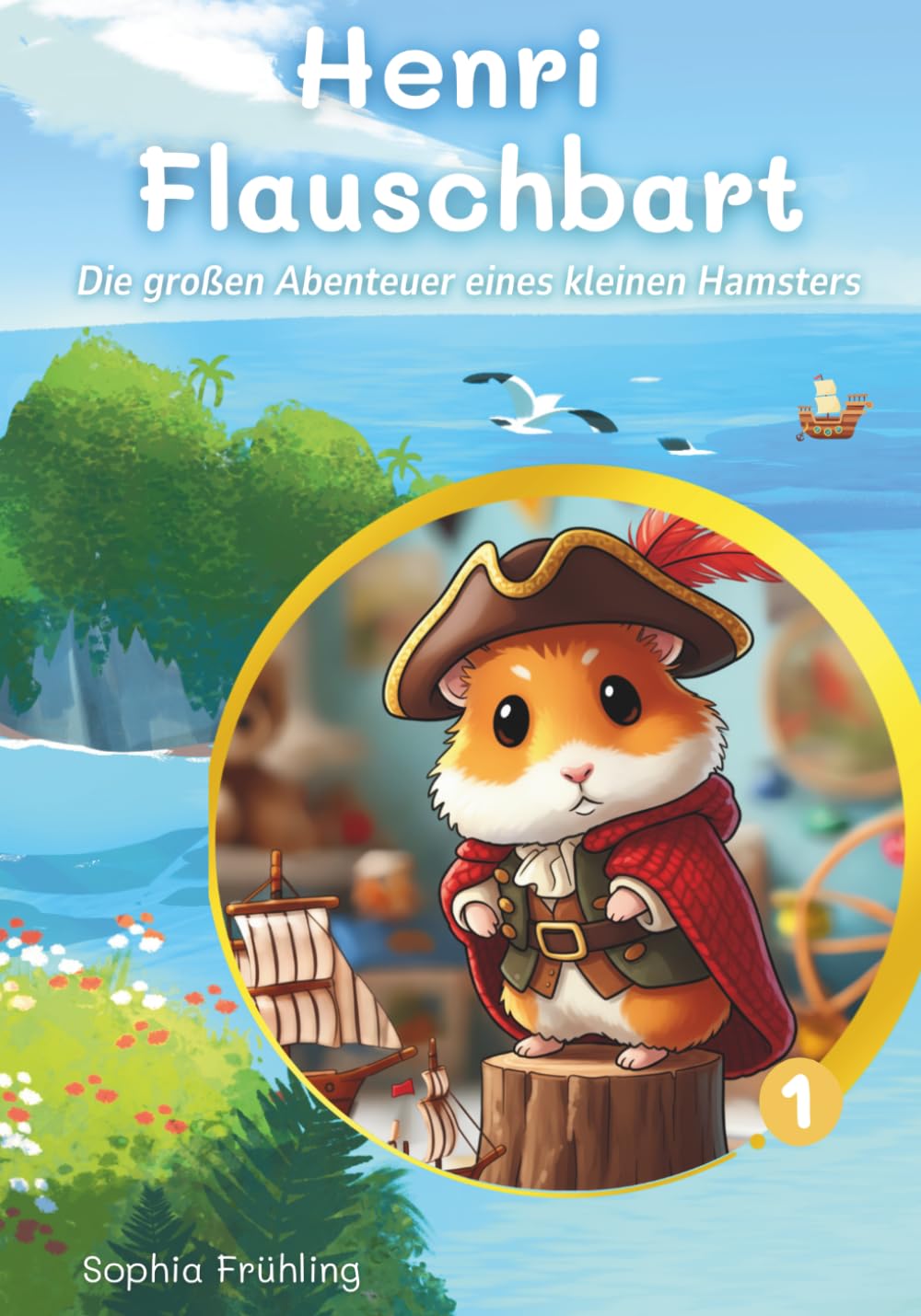 Henri Flauschbart - Die großen Abenteuer eines kleinen Hamsters: Piraten-Abenteuer für Kinder ab 5 Jahren, illustriertes Vorlesebuch und Geschenk für Erstleser