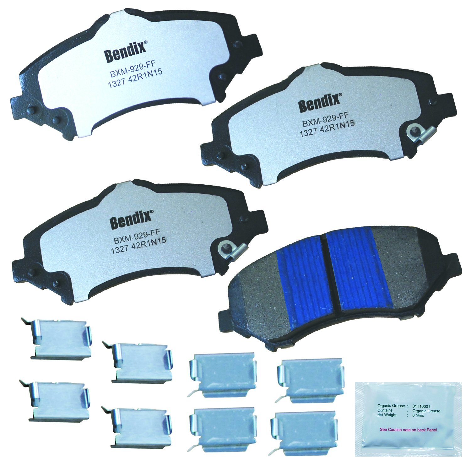Bendix Fleet Metlok MKD1327FM Semi-Metallic Front Brake Pads for Select Models Chrysler Town & Country,Dodge Grand Caravan,Journey,Nitro,Jeep Liberty,Wrangler,JK,Ram C/V,Volkswagen Routan