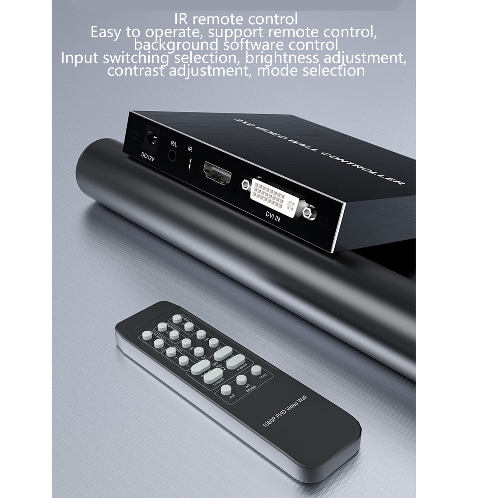 Controller Videowall 4K DVI Yctze - Rotazione 180&deg; Per Monitor E TV