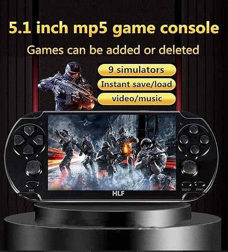 Miniatura 2 de Consola de juegos retro multifunción de 5.1 pulgadas Consola de juegos portátil 7700 juegos compatible con ArcadeCPSfcSFCgbagbcgbsega Los juegos