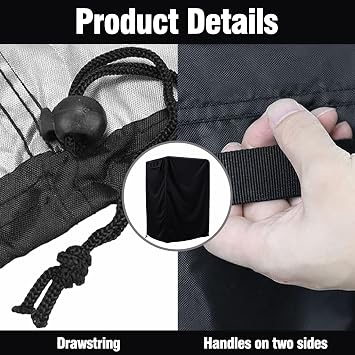 Table Saw Cover, Heavy Duty 420D Waterproof Dustproof Miter Saw Protector for Jobsite & Workshop (Black, 29W x 23D x 38H)