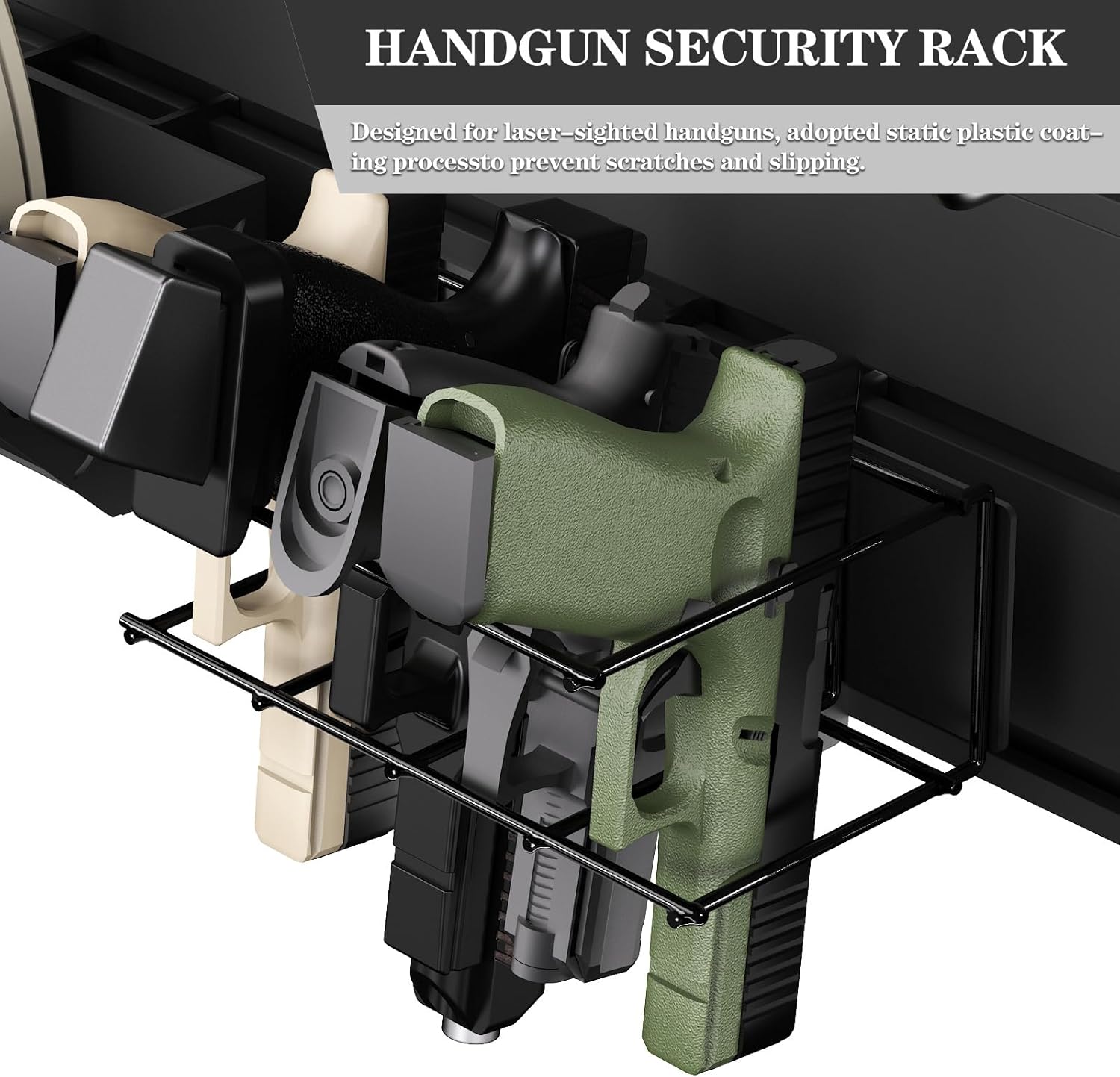 Gun Racks for Wall, Heavy-Duty Aluminium Slatwall Panels Gun Wall Mount Storage, 10 Pieces Panels