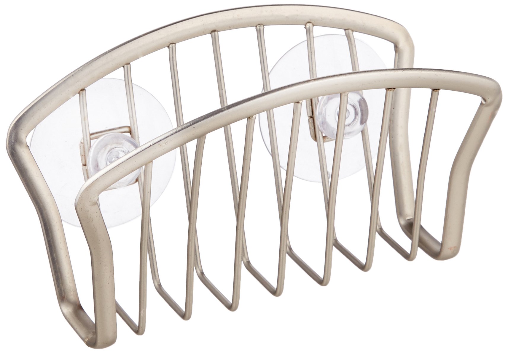 Sponge Holder Caddy, Brushed Metal, Brushed Metal