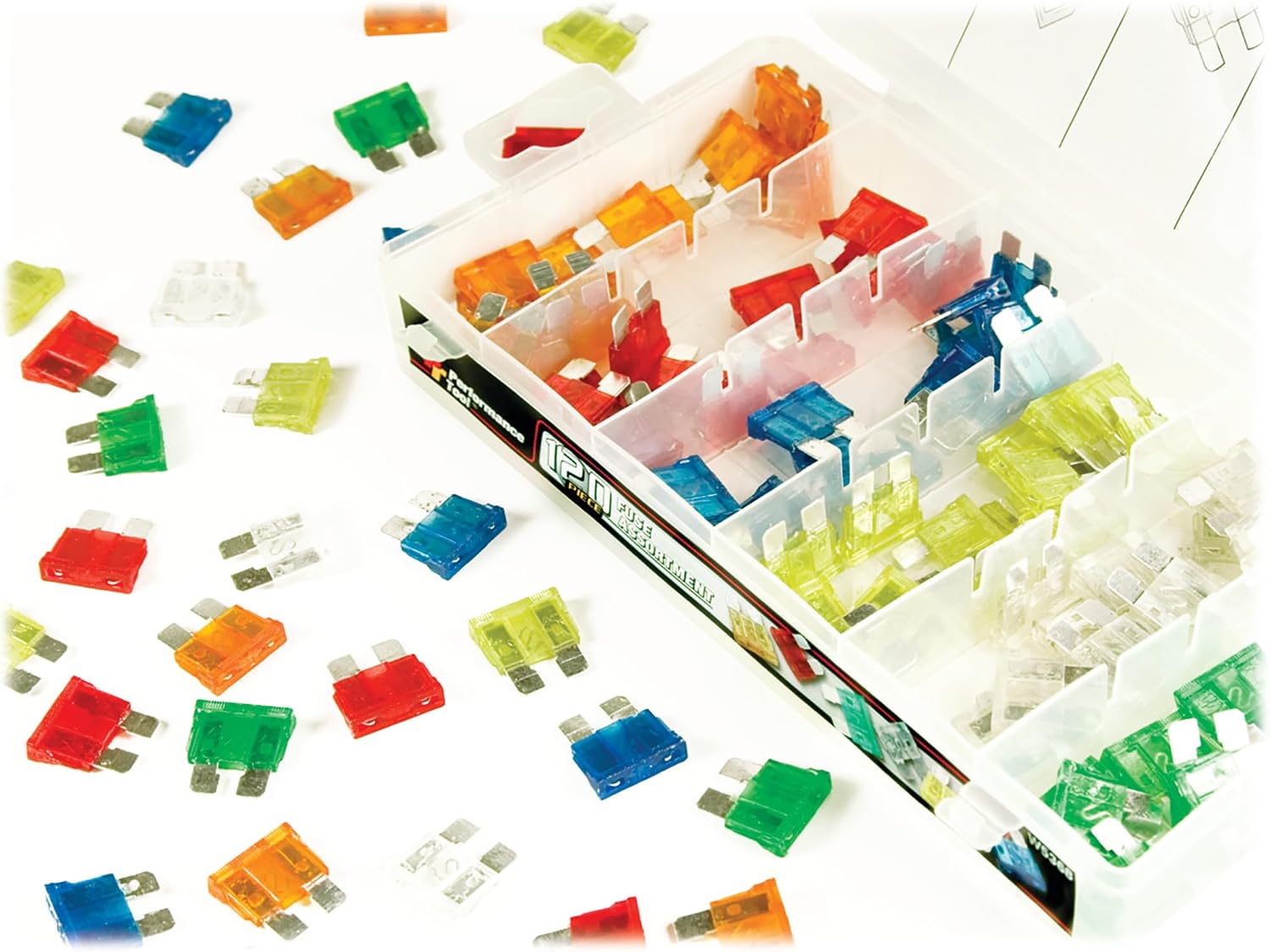 Performance Tool W5368 Performance Tool ATO Fuse Assortment - 120 Piece