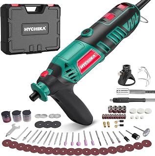 HYCHIKA 3.6V Cordless Multi-Function Rotary Tool, 77 Pieces Accessories for Drilling, Sanding, Polishing, Engraving, Mini Cordless Drill with Variable Speed and Type-C Charger, Ideal for DIY Projects.