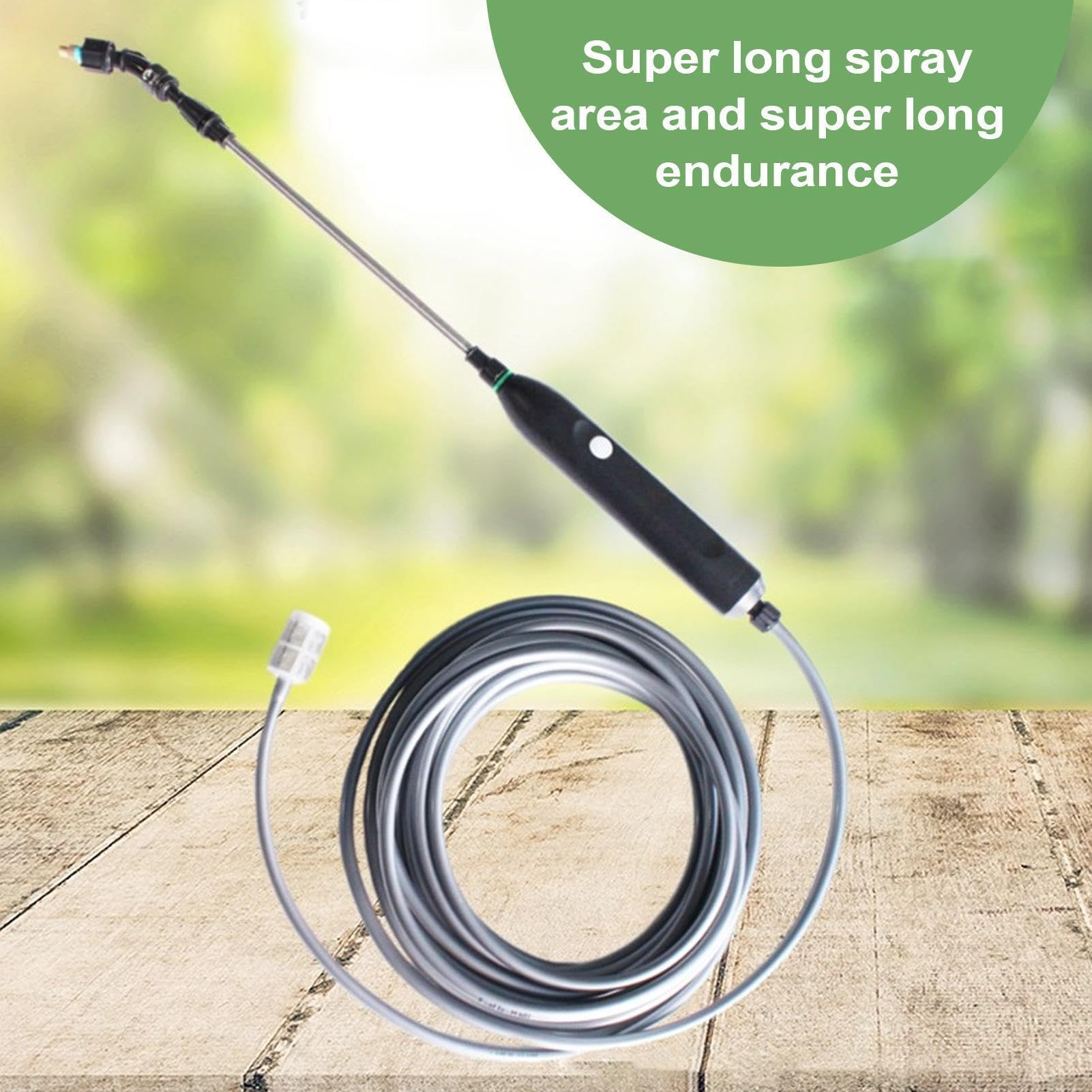 Lance de pulvérisation pour tuyau Poignée arrosage électrique rechargeable