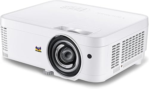 Miniatura 3 de ViewSonic PS600W 3700 lúmenes WXGA HDMI Networkable Short Throw Projector para el hogar y la oficina