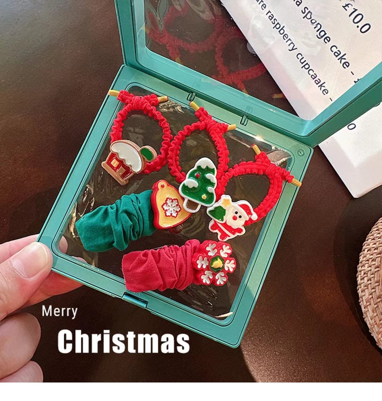 5Pack Christmas Hair Accessories for Girls Cute Christmas Hair Claw Clips for Kids Hair Accessories for Girls Infants Toddlers Kids Teens