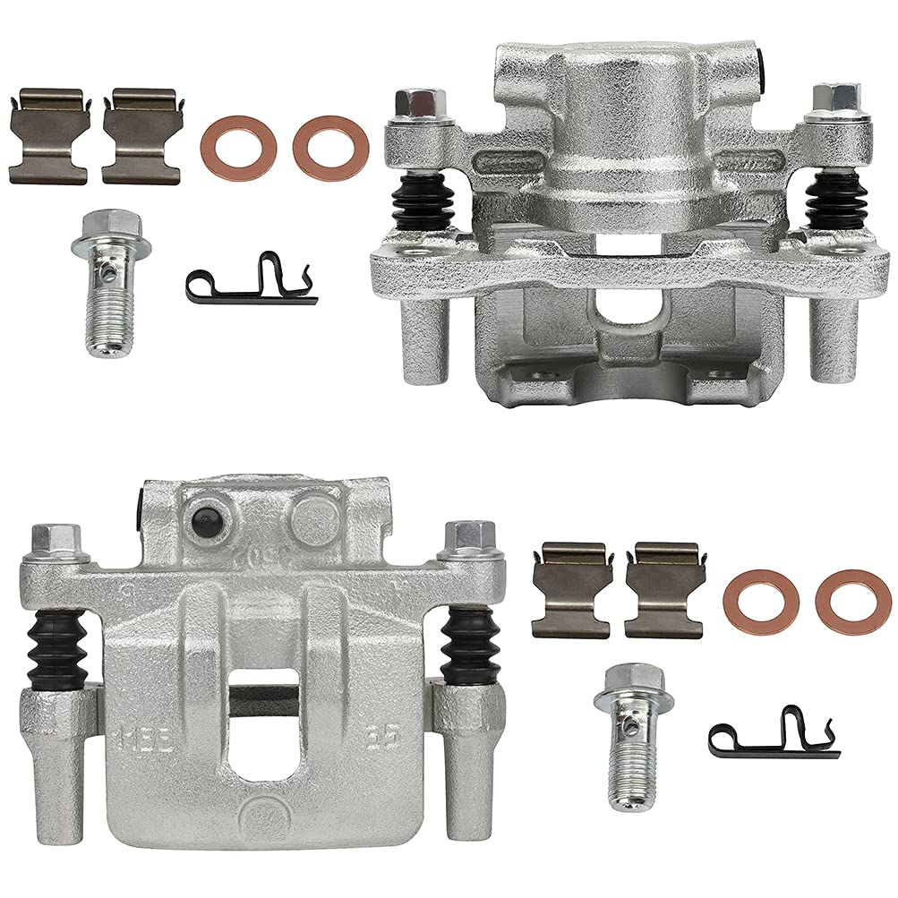 SCITOO 18B5039 18B5038 Rear Brake Calipers With Bracket Fit For Chrysler For 200/Sebring, For Dodge For Avenger/Caliber, For Jeep For Compass For Jeep For Patriot For Mitsubishi For Lancer