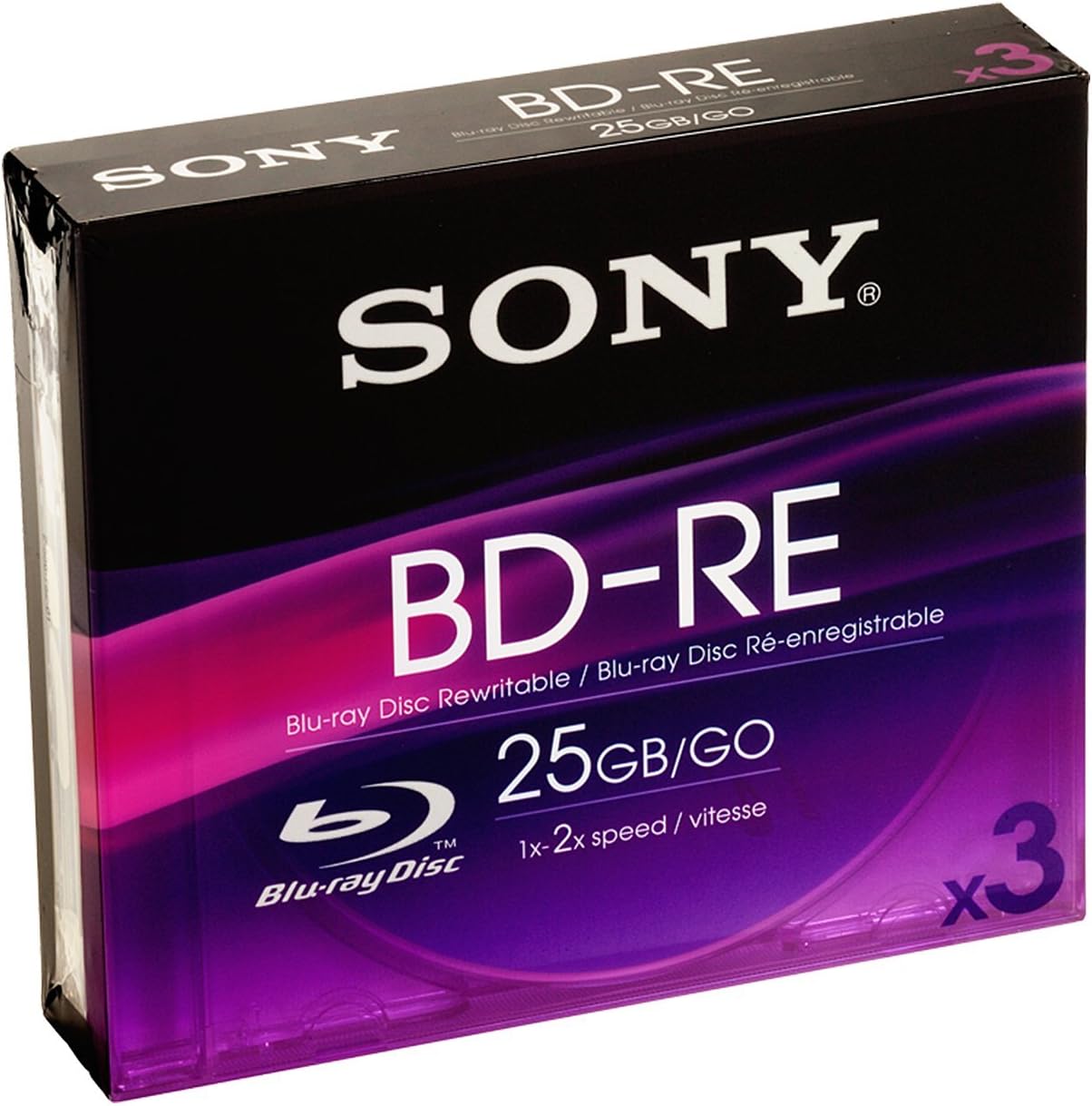 Sony BD-RE 25GB Single Side, Single Layer