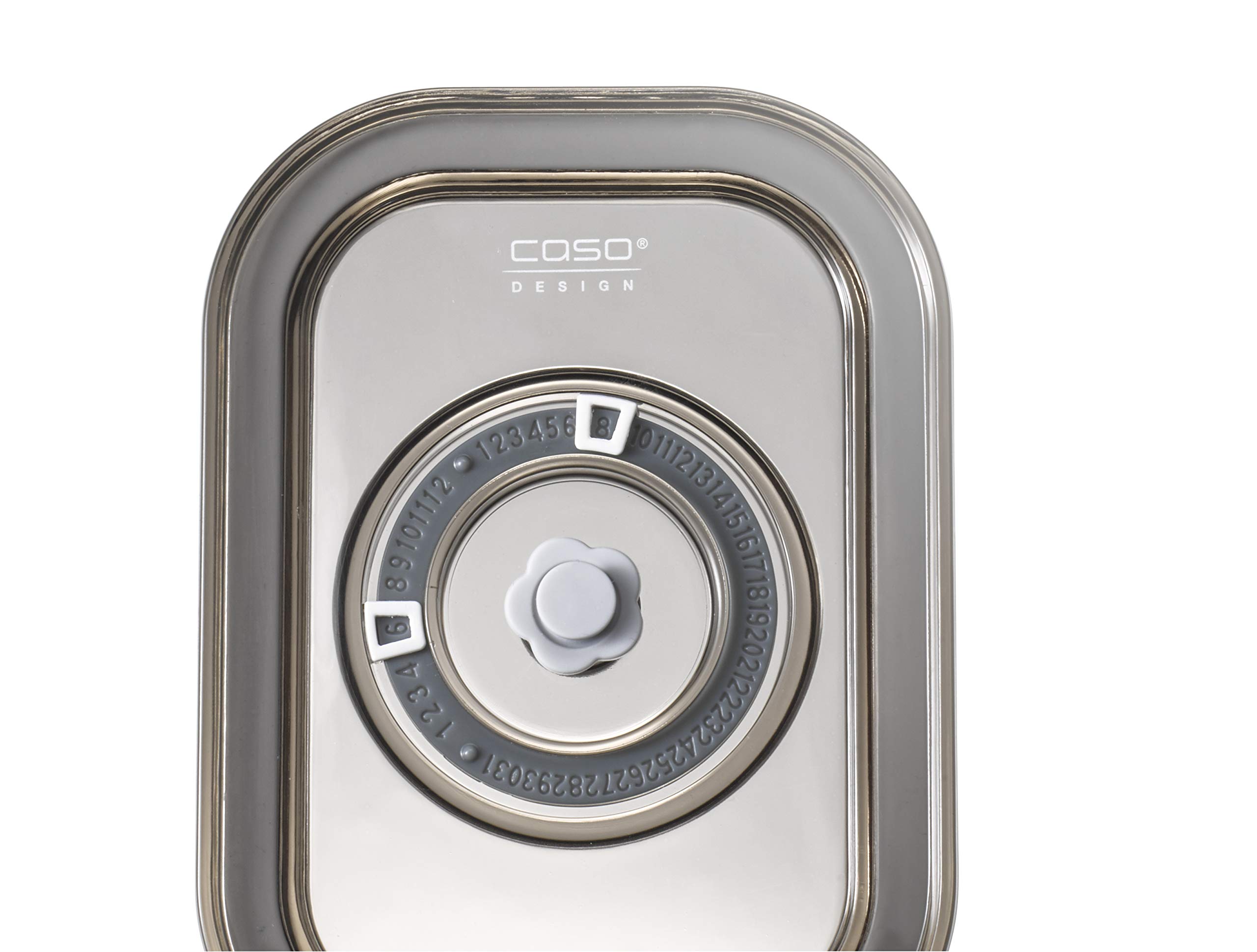 Caso Vacu OneTouch Eco-Set, Handvakuumierer inkl. 3 Vakuumbehälter aus Glas & VacuBoxx Eco-Duo S - Vakuum-Frischebehälter / 2 Behälter mit je 500 ml