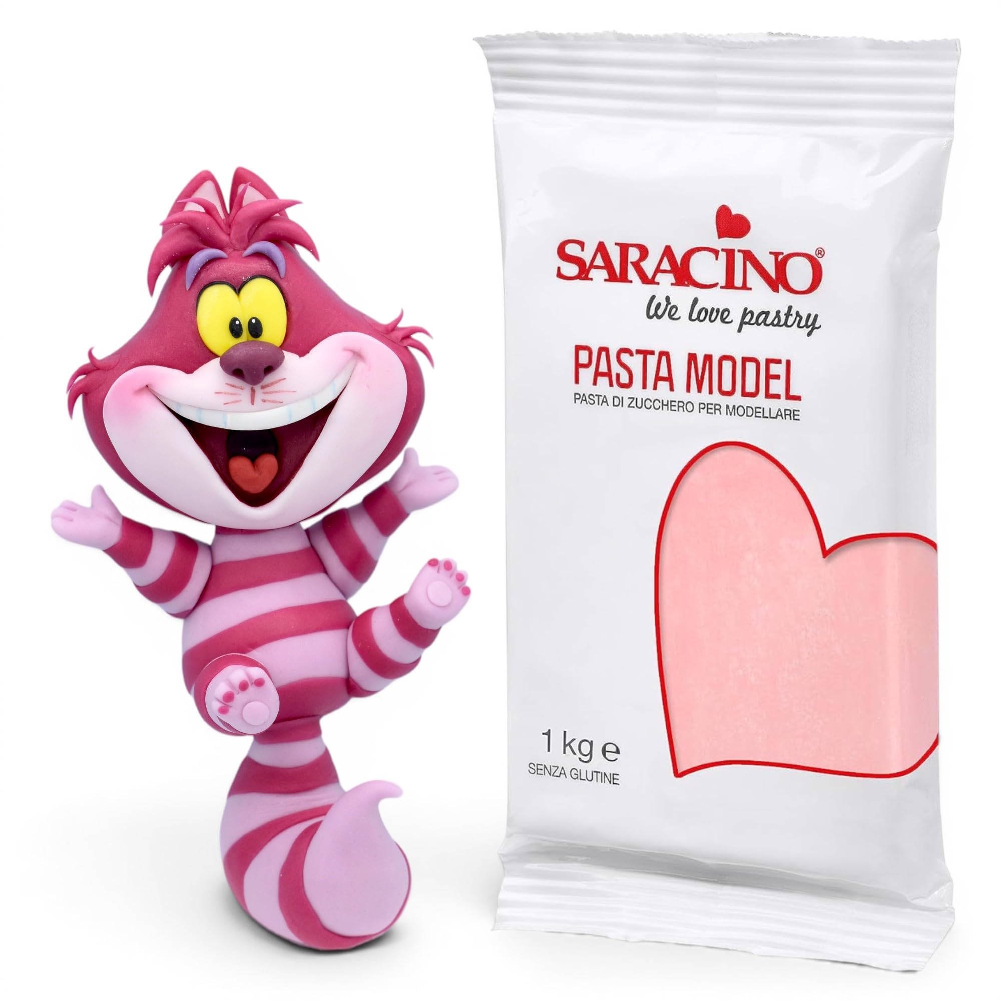 Saracino 1 kg Modelling Paste Pink