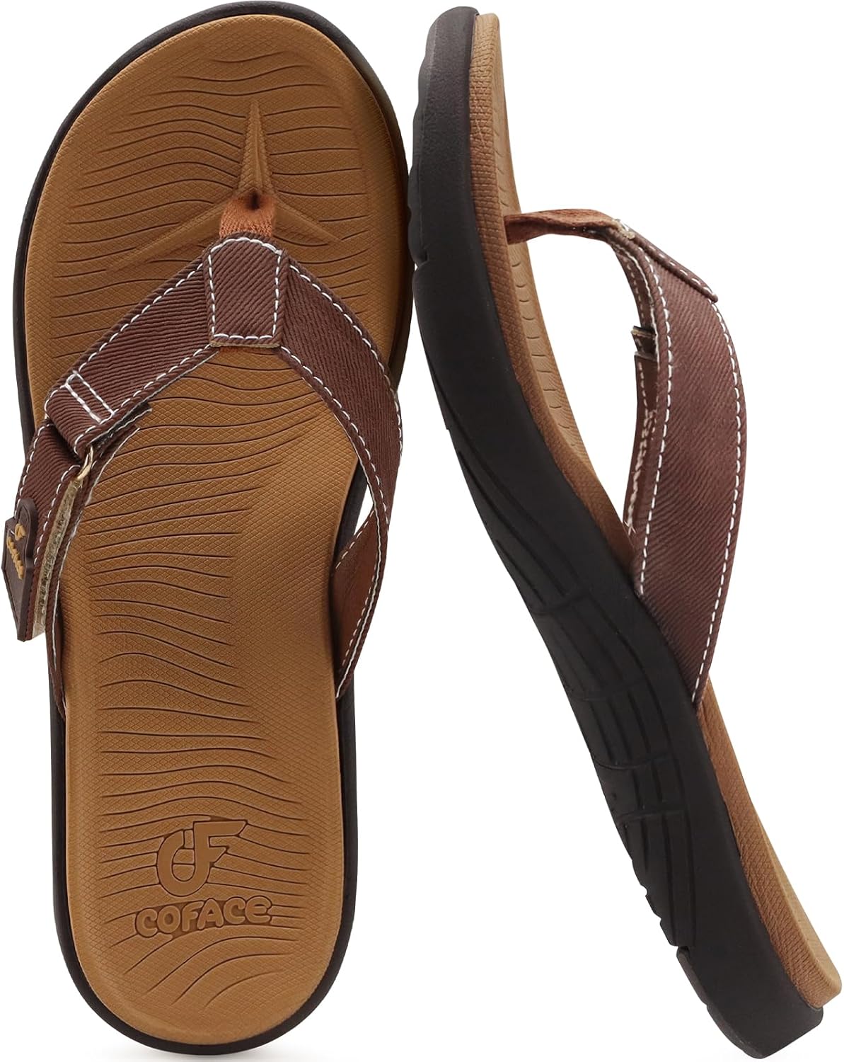 COFACE Flip Flops for Women with Arch Support Beach Thong Sandals for Woman Adjustable Fashion Orthopedic Sandal Outdoor - Image 3