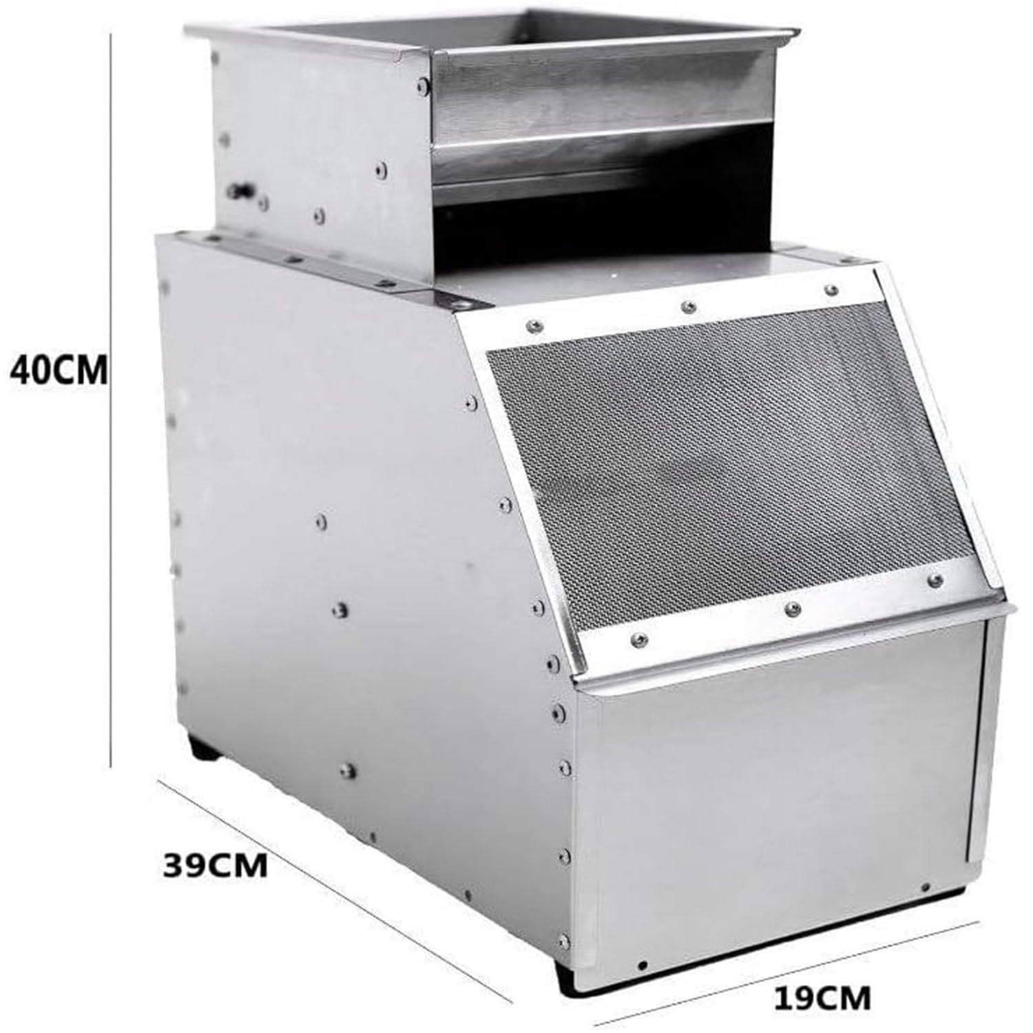 Getreideblasender Schalensplitter für Vögel, Windschutz, Siebmaschine für Getreide, Melonensamen, Reis und Bohnen, effiziente Futterblasmaschine für Vogelfutterspender