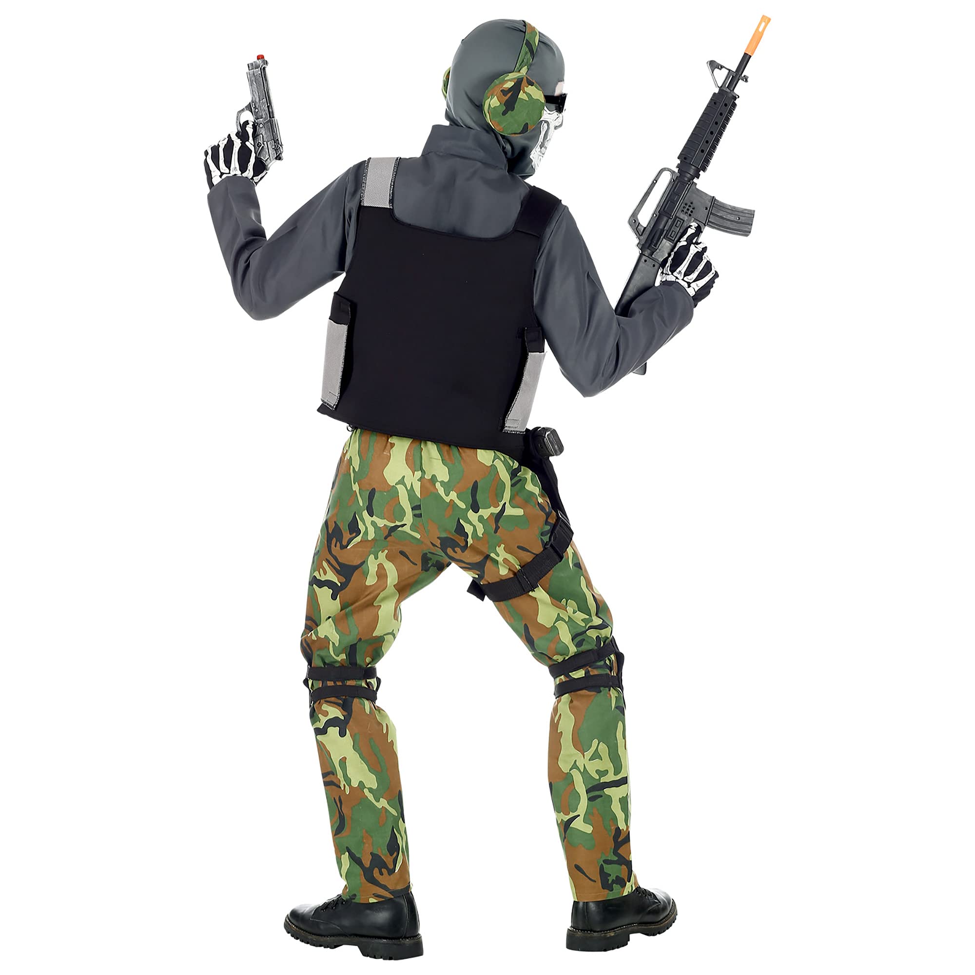 W WIDMANN MILANO Party Fashion - Costume da forze speciali per bambini | Completo militare con accessori per Carnevale, feste a tema e travestimenti da soldato