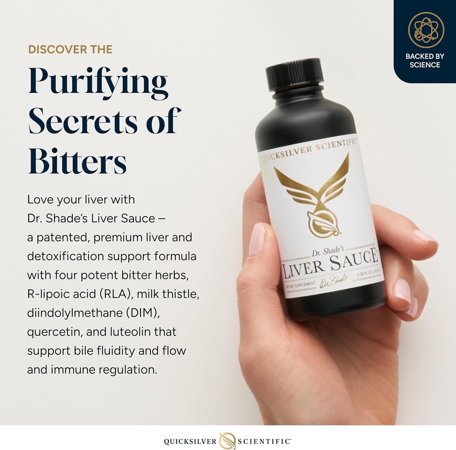 Quicksilver Scientific Liver Sauce, Quercetin, 100 ml / 3.38 oz — Amazon image 3