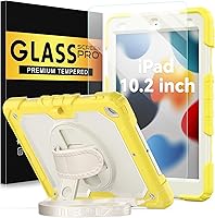 Vista 23 de BLOSOMEET Funda para iPad A16 de 11ª/10ª generación de 11''/10.9'' 2025/2022 con protector de pantalla de vidrio templado y soporte para lápiz