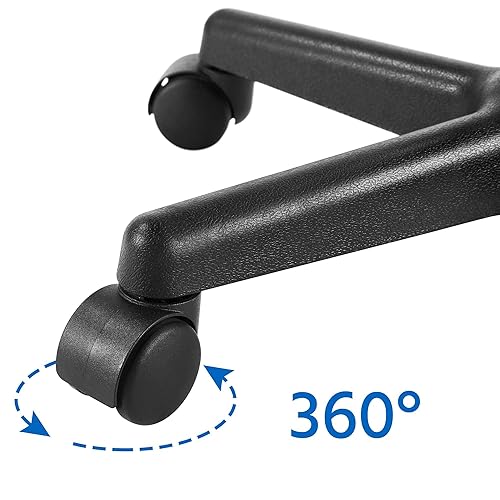 Miniatura 8 de Yaheetech Beauty Rolling - Carrito de aluminio con 5 ruedas y accesorios para baño, oficina, color negro