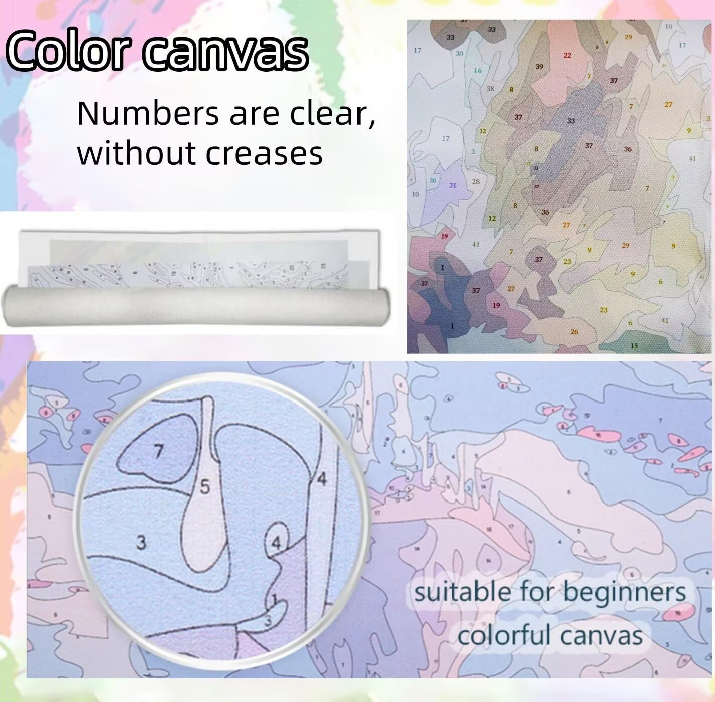 Peinture par Numero Adulte Dessin Animé Kit de Peinture à l'huile Sur Toile par Numéros pour Adulte Tournesol Grande taille XXL 60x120cm d'eau Peinte à la Main Painting by Numbers Débutant N5-142