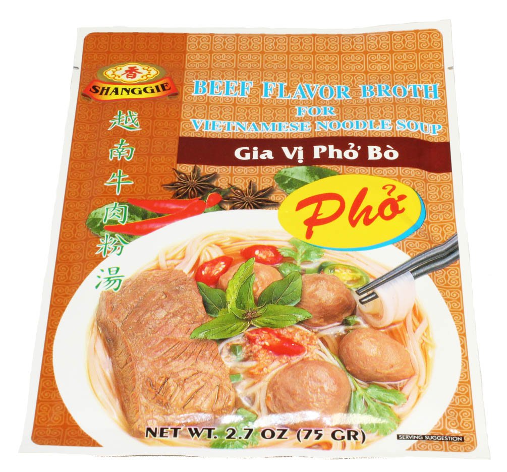 Shanggie Beef Flavor Broth for INSTANT Vietnamese Noodle