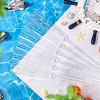 Vista 4 de 12 copas flotantes de champán de 6 onzas para piscina, copas de vino flotantes de acrílico, copas de cóctel con tallo largo para verano, playa