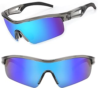 karsaer Men Sunglasses, Polarized Cycling Sunglasses, UV400 Sports Baseball Running Fishing Hiking Shades E1111-picture-27