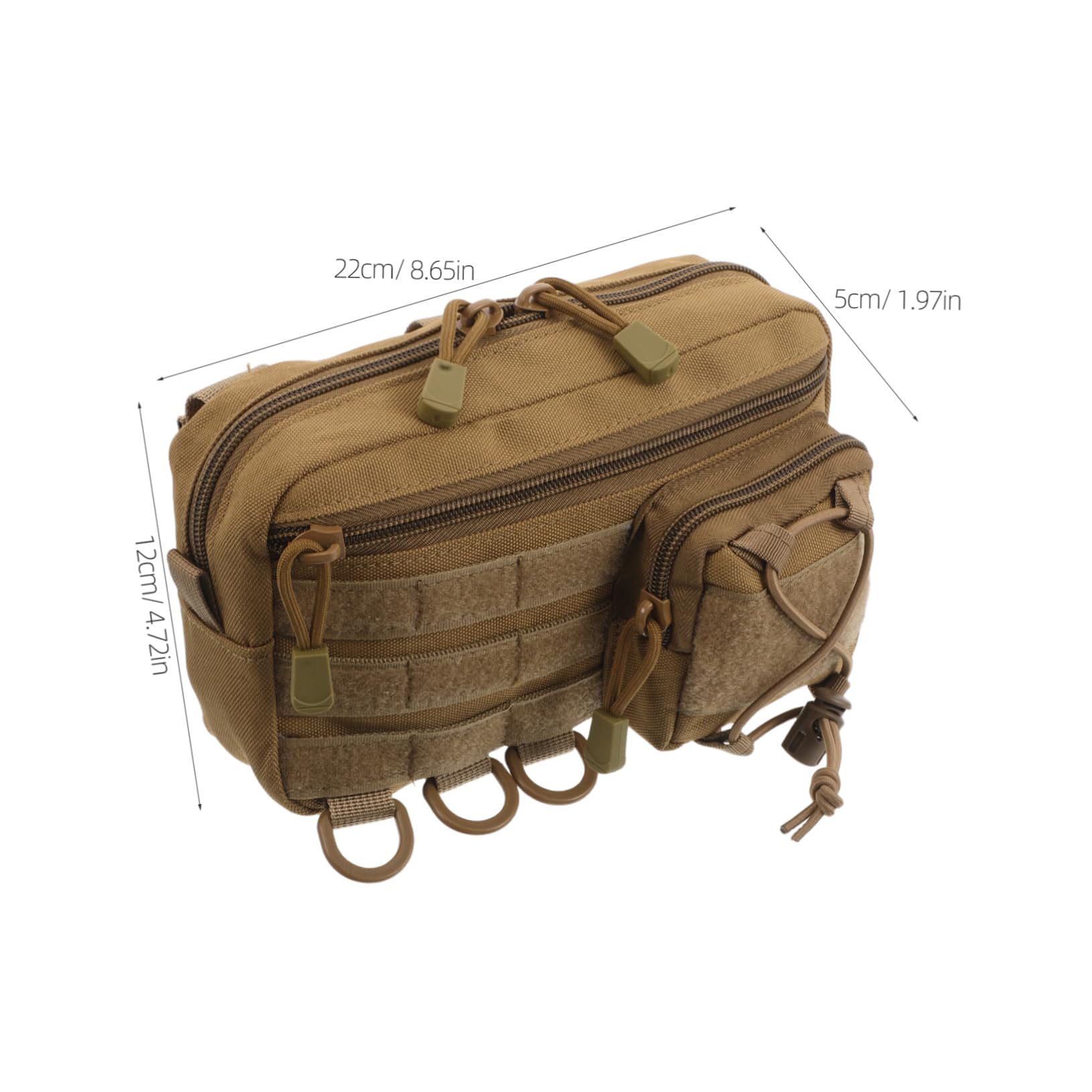 ifundom Portable Medical Pouch Compact Storage Organizer for Outdoor Travel Hiking Camping Car Boat Weather Resistant First Aid Kit for Quick Access and Safety