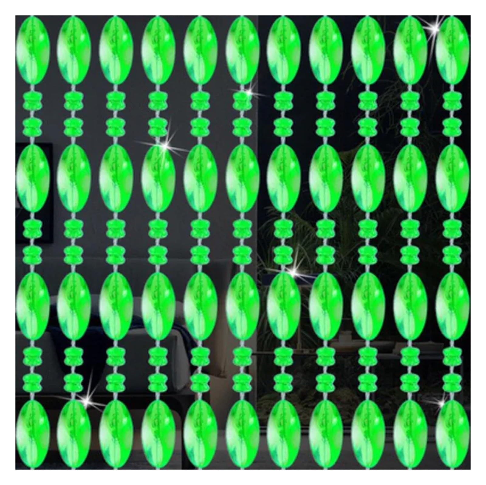 Cloud-Rideau à Franges Perlées En Cristal 1 Pièce Cordon Décoratif à Nouer Pour Rideaux Corde à