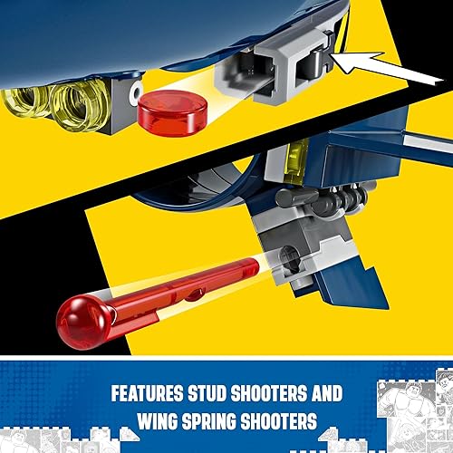 Miniatura 4 de LEGO Marvel X-Men X-Jet - Kit de construcción de modelo de avión de juguete, inspirado en Disney Plus, juguete de construcción para niños con 4