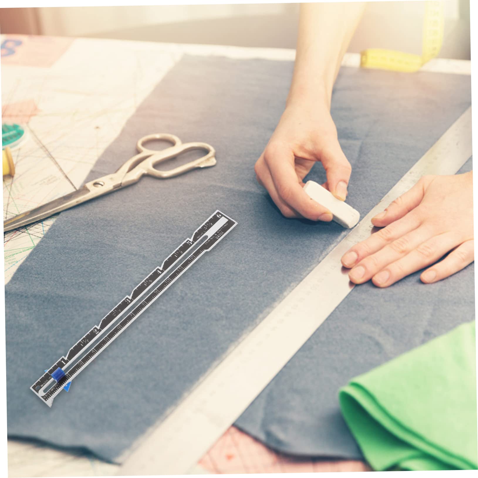 STOBOK 32pezzi Righello Scorrevole Per e Cucitura Strumento Per e Patchwork Ruler Resistente Marcatura Per Principianti e